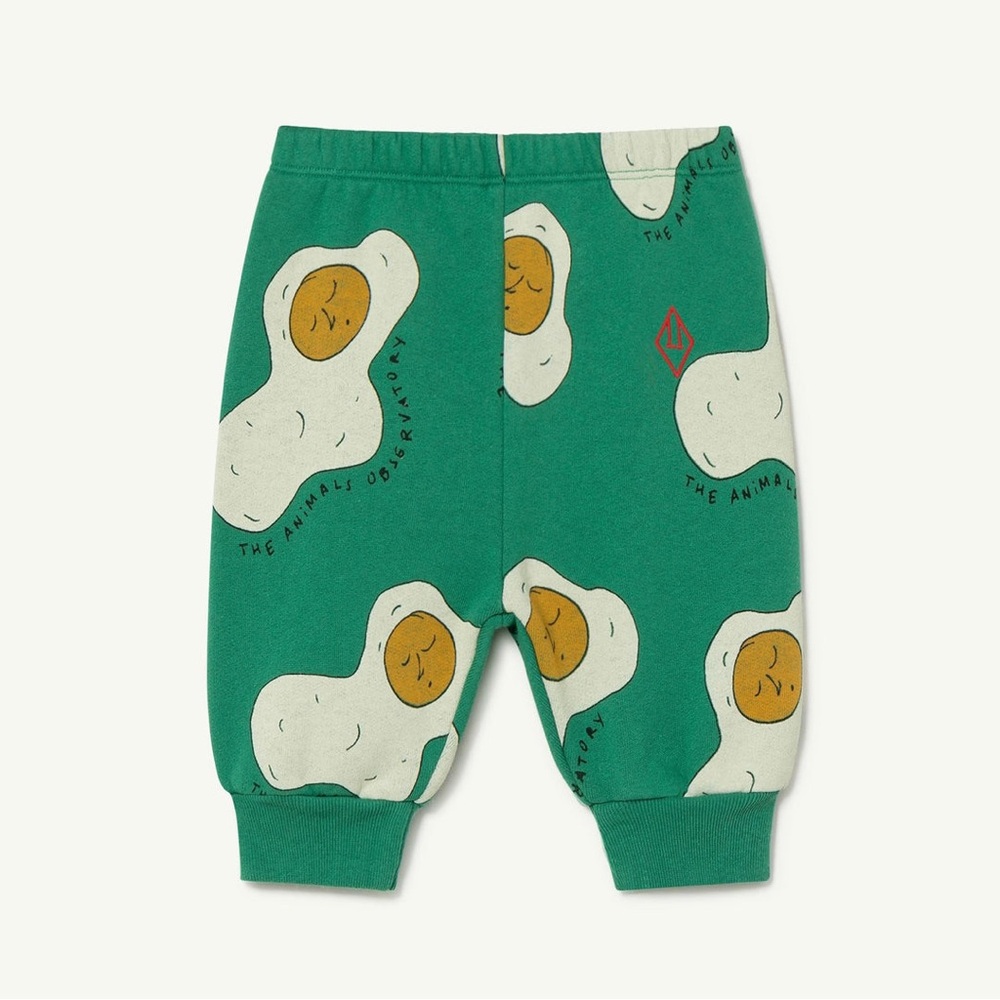 The Animals Observatory Green Egg Print Pants